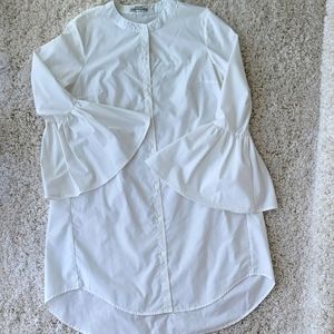 Hi-low shirt dress